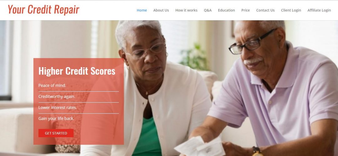 Your Credit Repair sample 2 | Credit Repair Website Templates